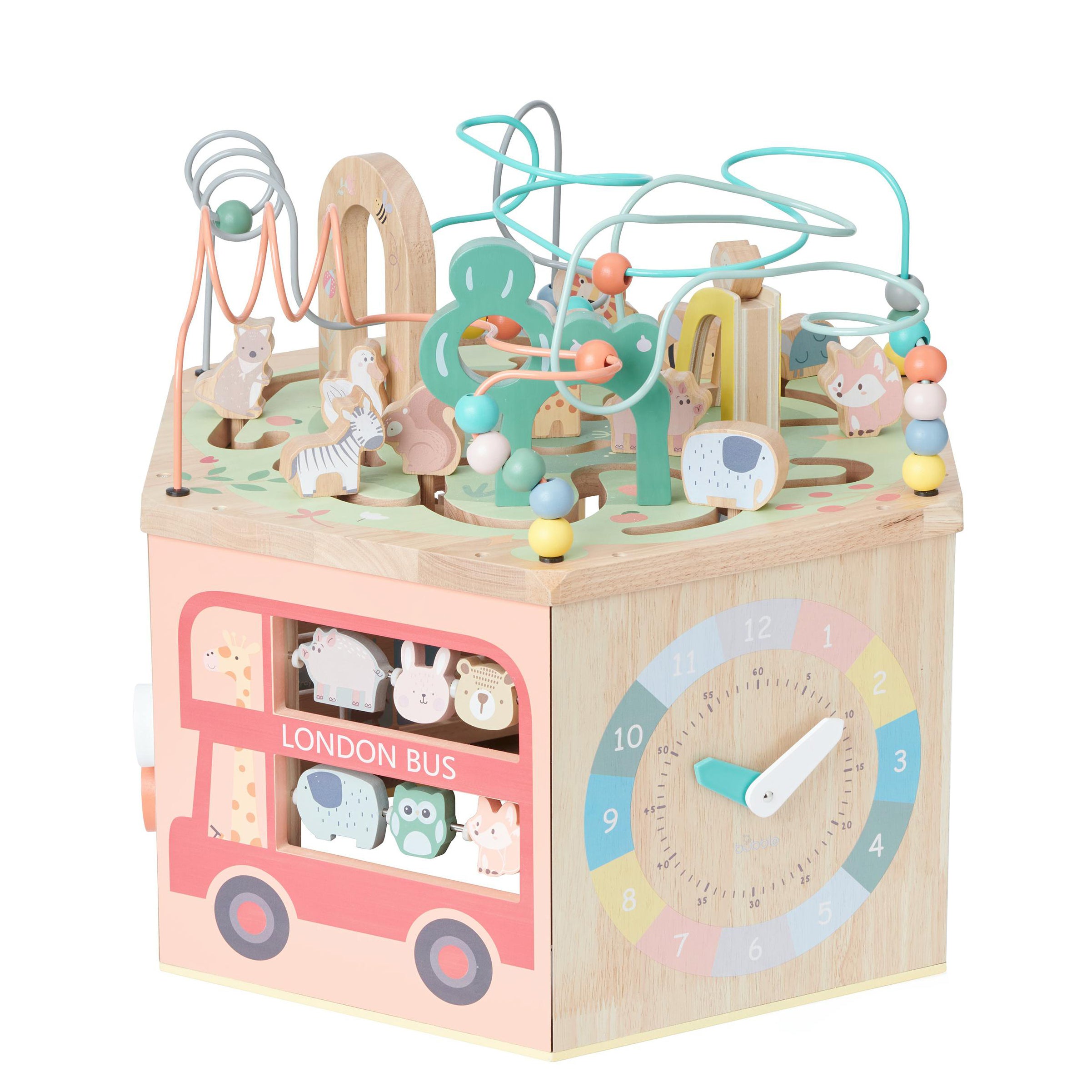 Bubble 7-in-1 Wooden Activity Centre