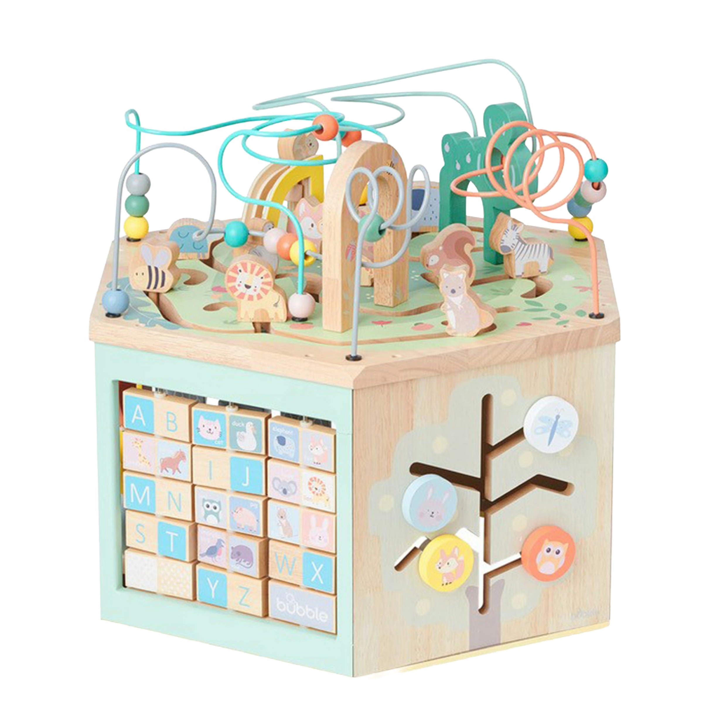 Bubble 7-in-1 Wooden Activity Centre