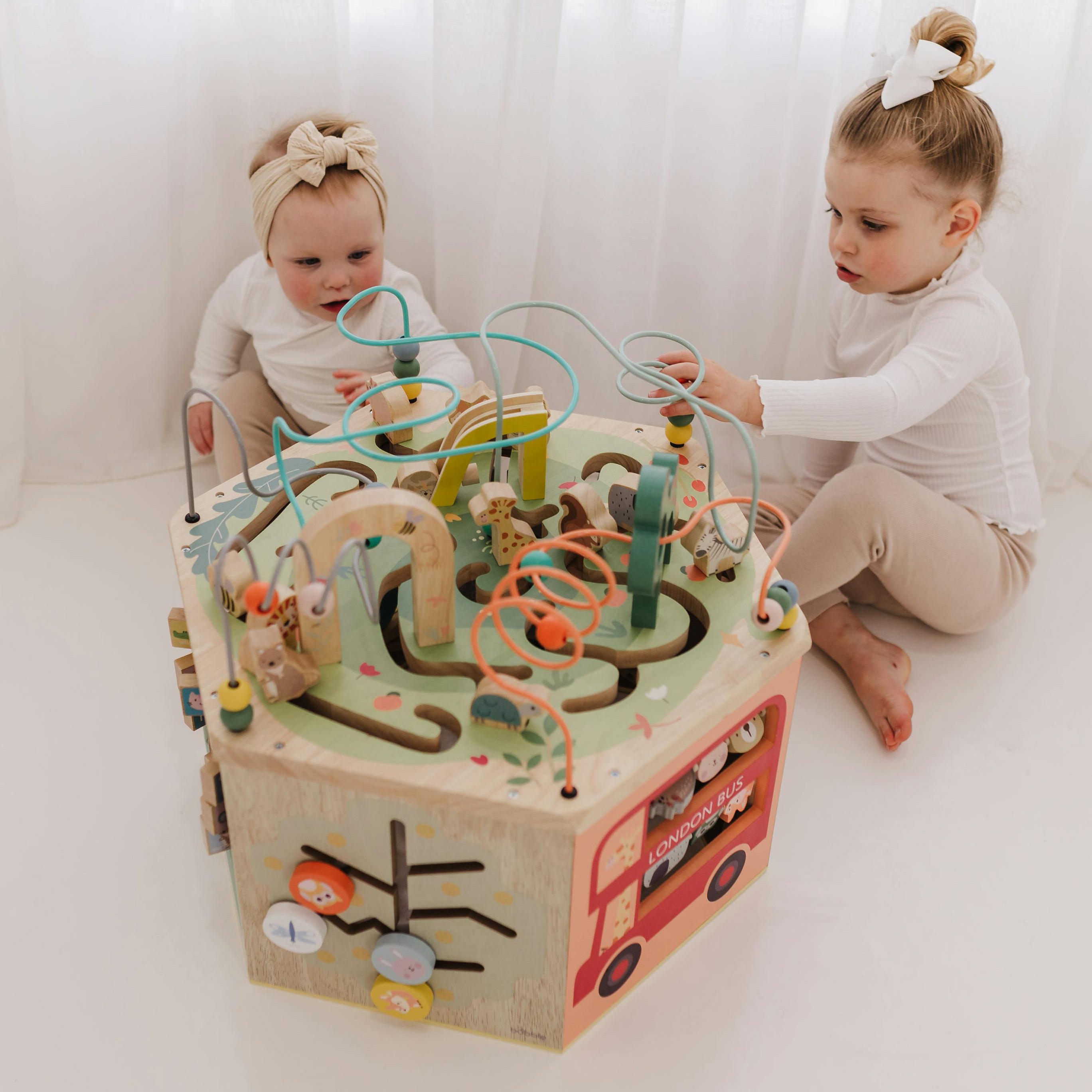 Bubble 7-in-1 Wooden Activity Centre
