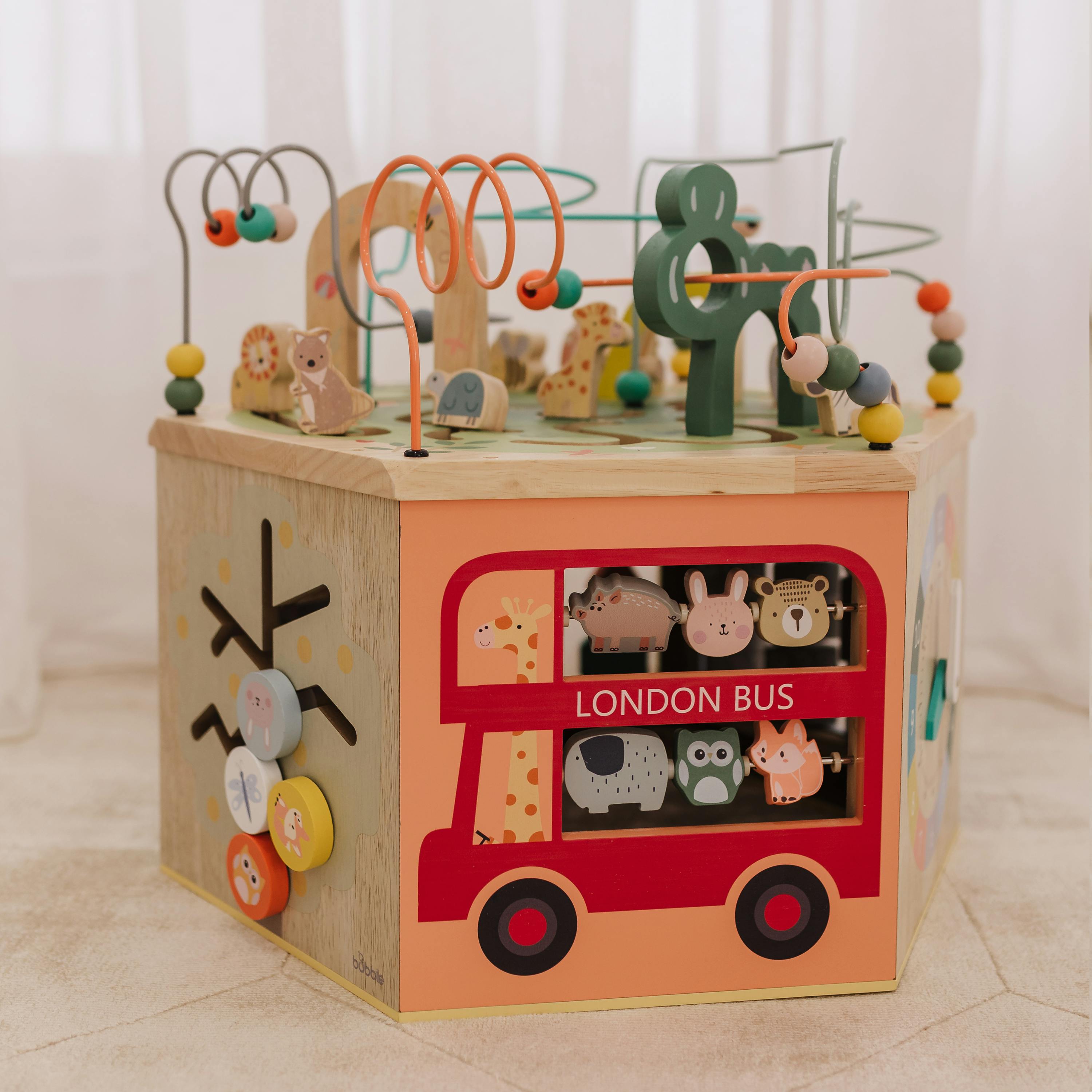 Bubble 7-in-1 Wooden Activity Centre