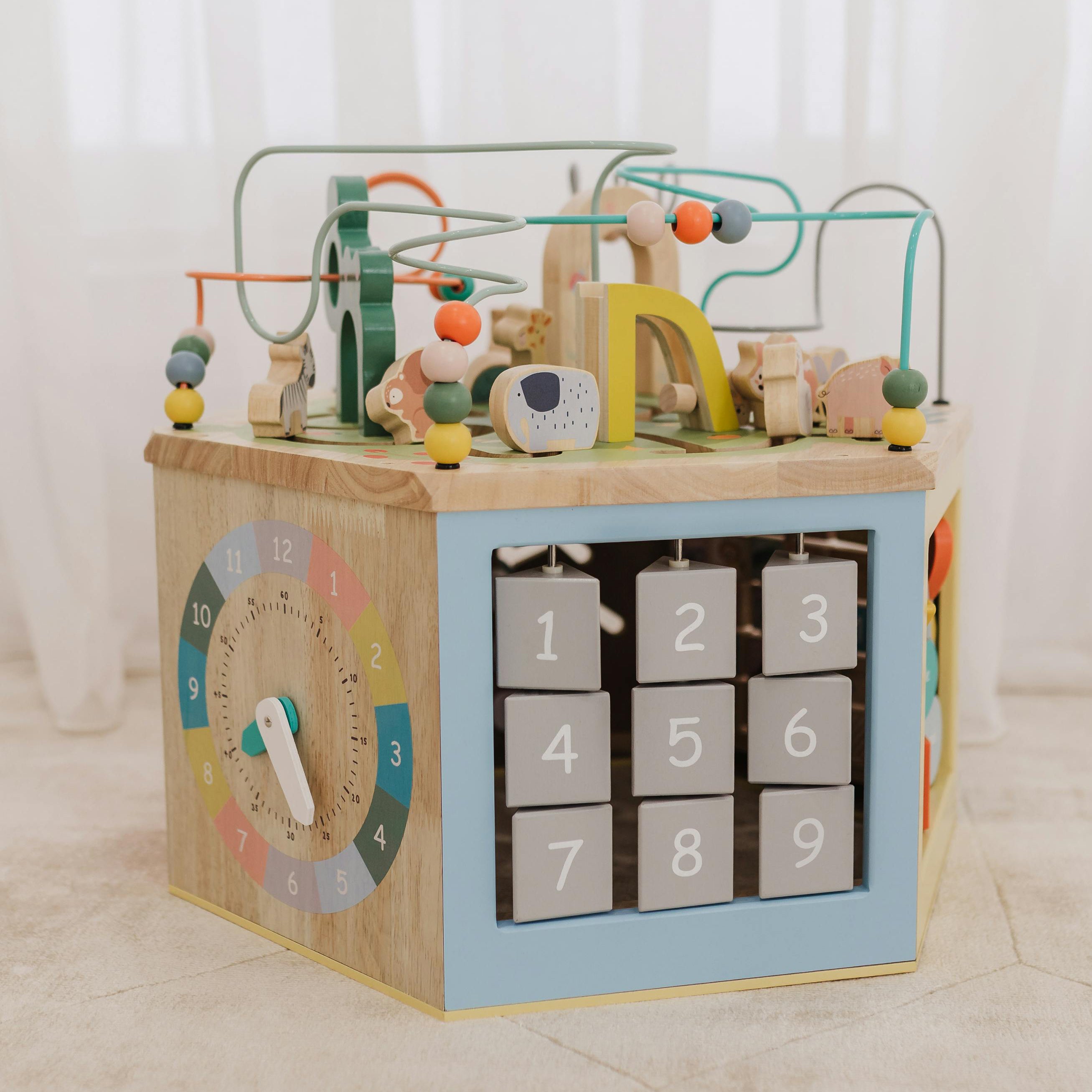 Bubble 7-in-1 Wooden Activity Centre