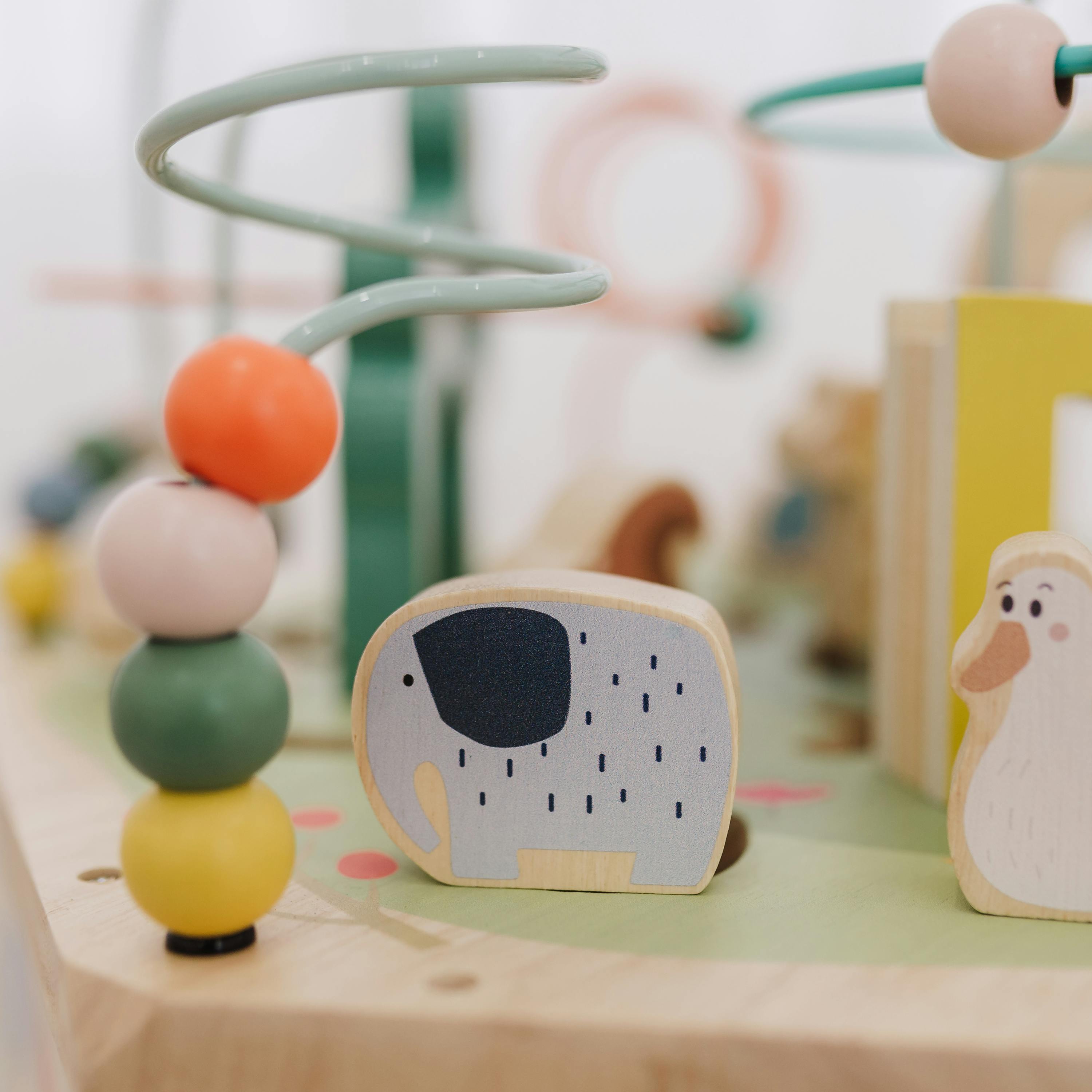 Bubble 7-in-1 Wooden Activity Centre