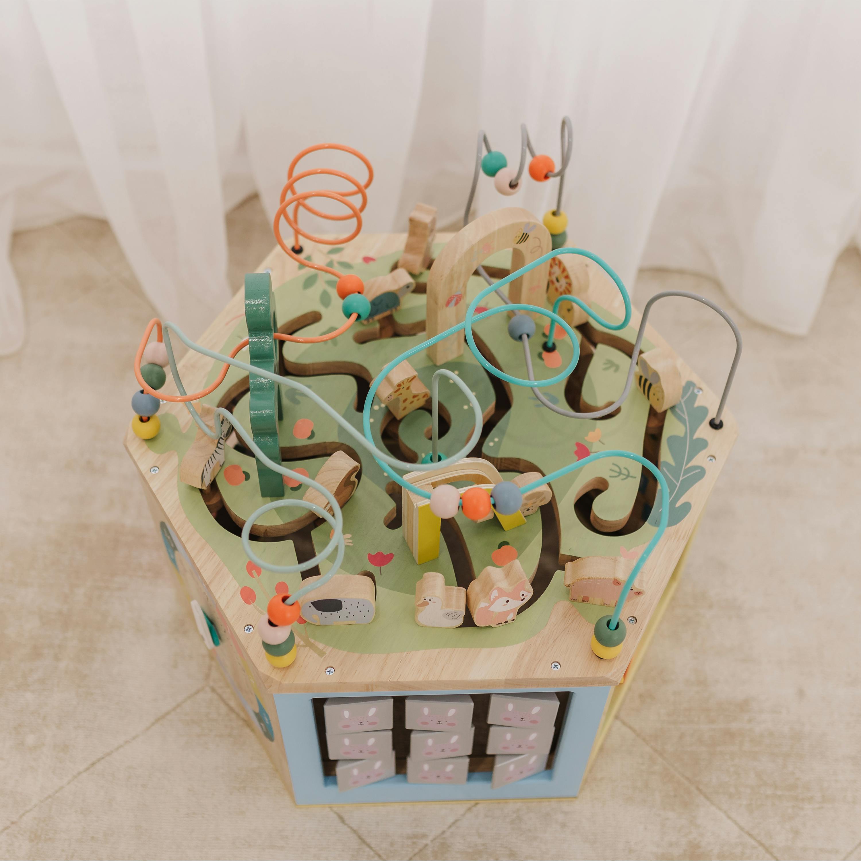 Bubble 7-in-1 Wooden Activity Centre