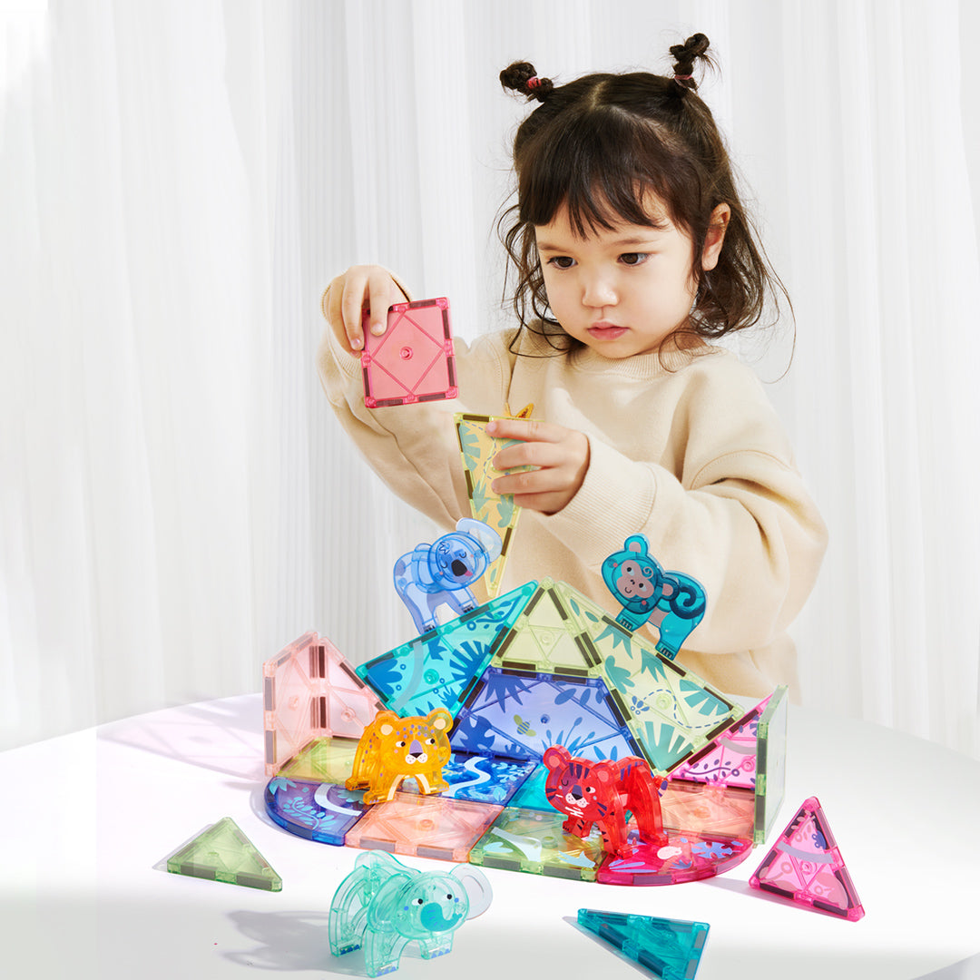 Colorful Magnetic Tiles: Wonderful Forest [ 40P ]