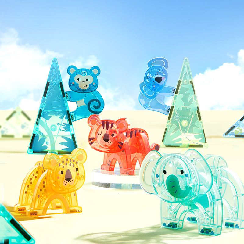 Colorful Magnetic Tiles: Wonderful Forest [ 40P ]