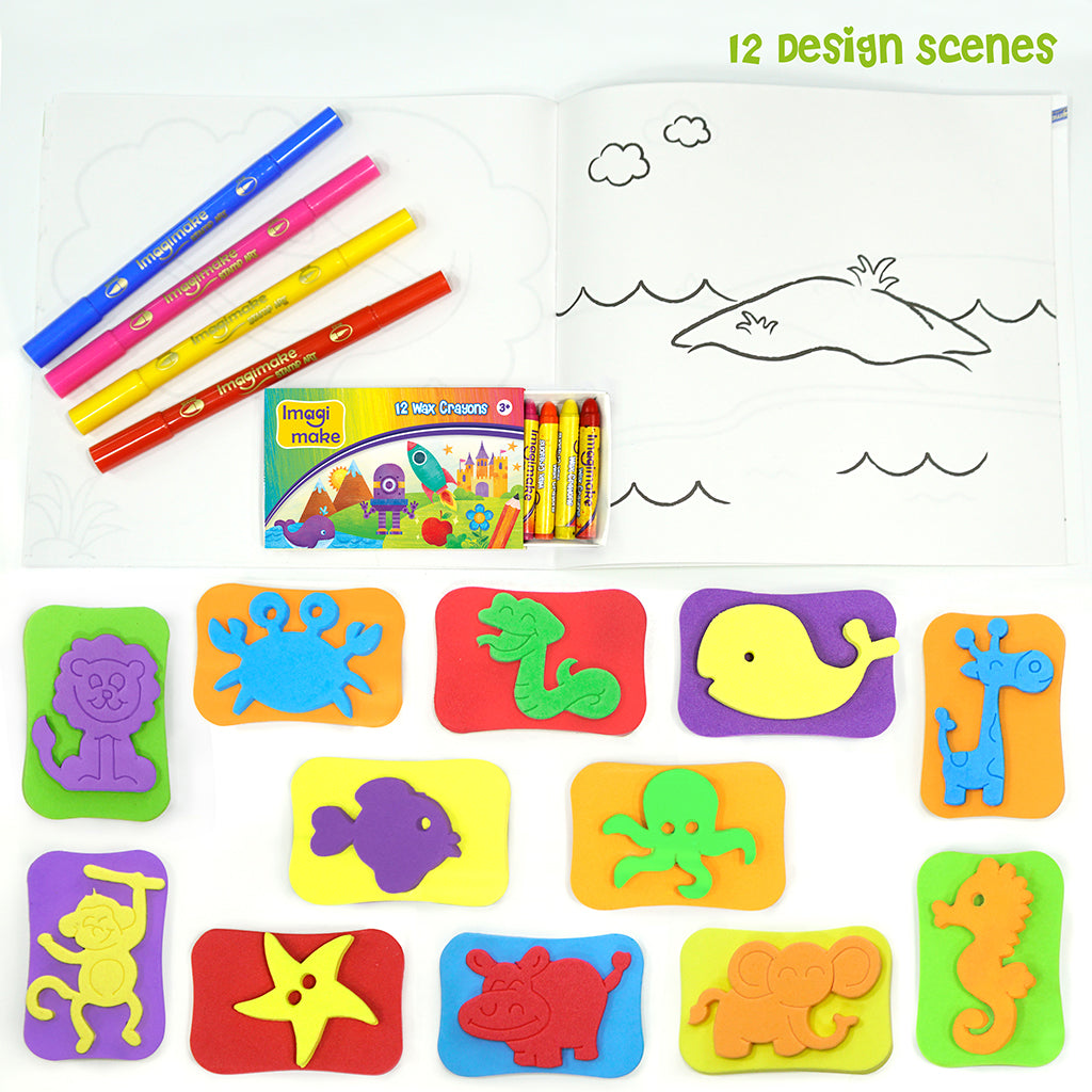 Imagimake Stamp Art - Animal Kingdom