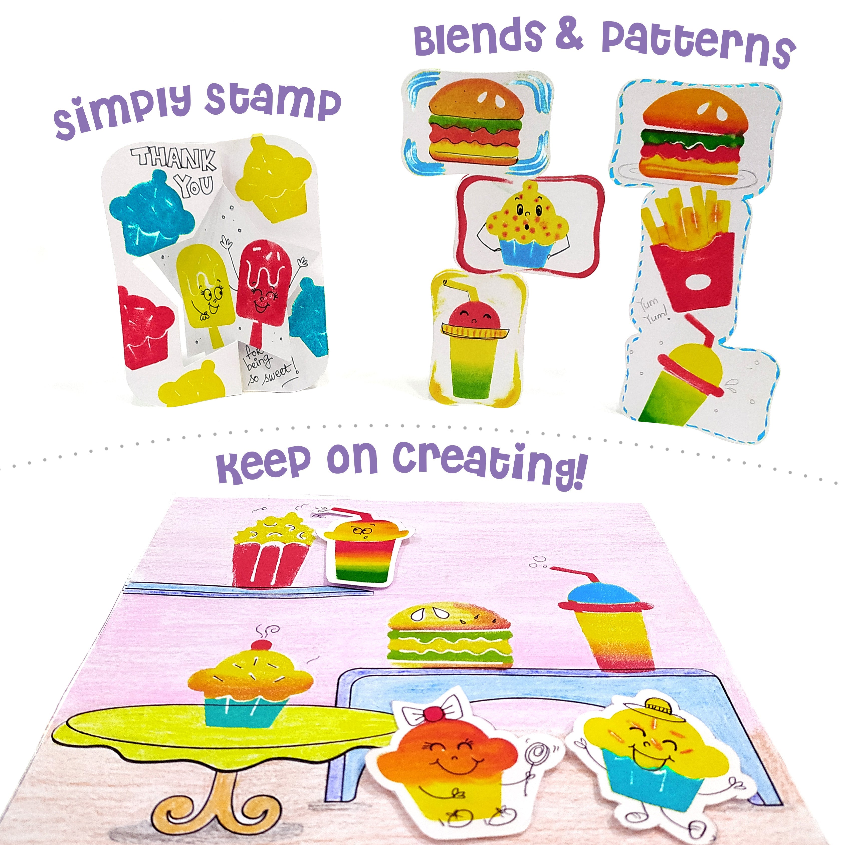 Imagimake Stamp Art - Food