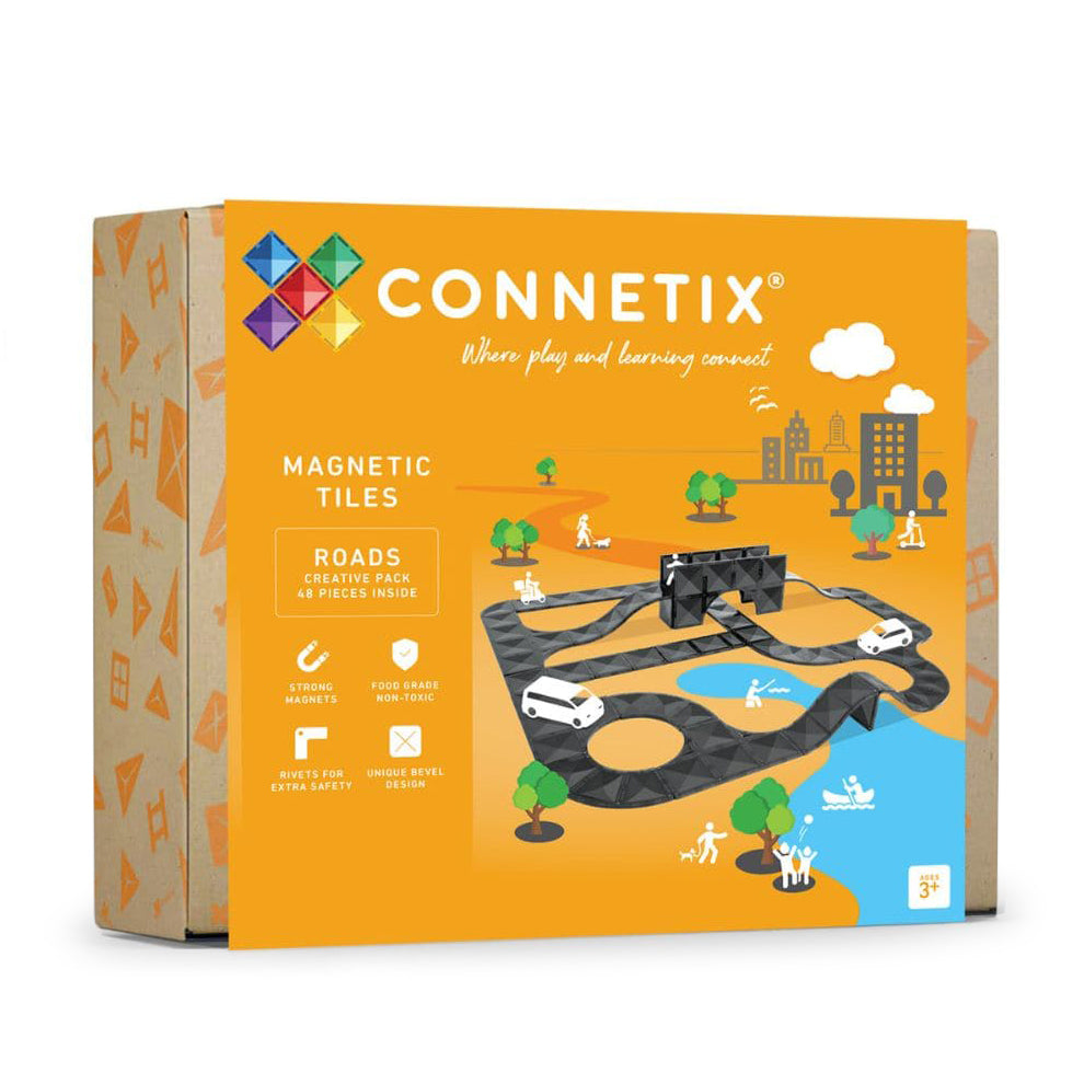 Connetix Creative Roads magnetic tiles — educational toys Singapore preschool STEM ages 3–5
