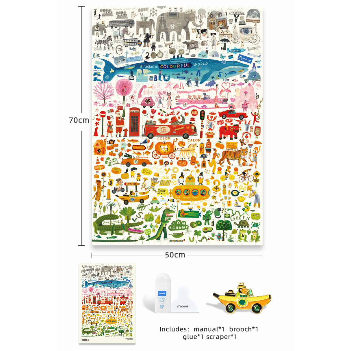 Artist Puzzle: Colourful World 1000P
