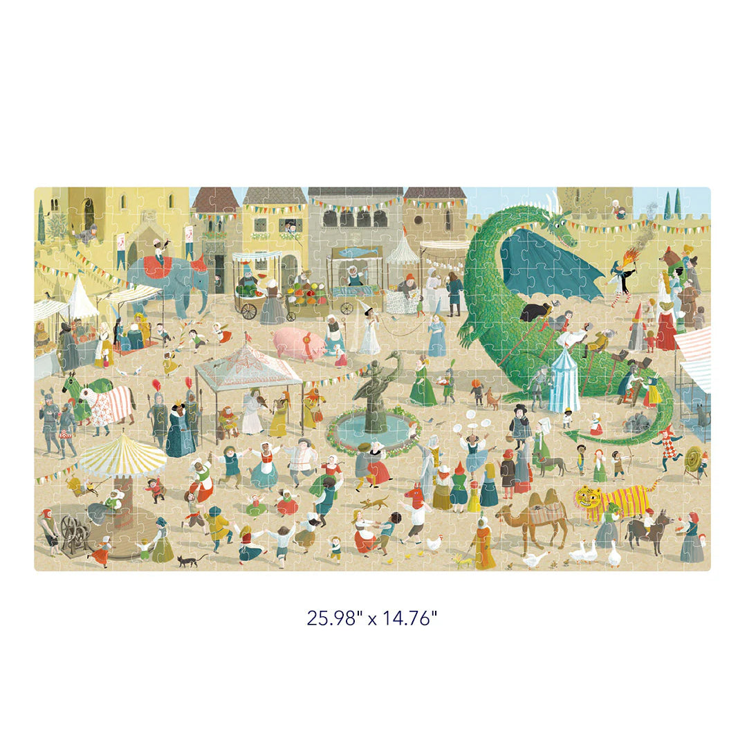 Artist Puzzle: Bazaar And Dragon Knight 364P