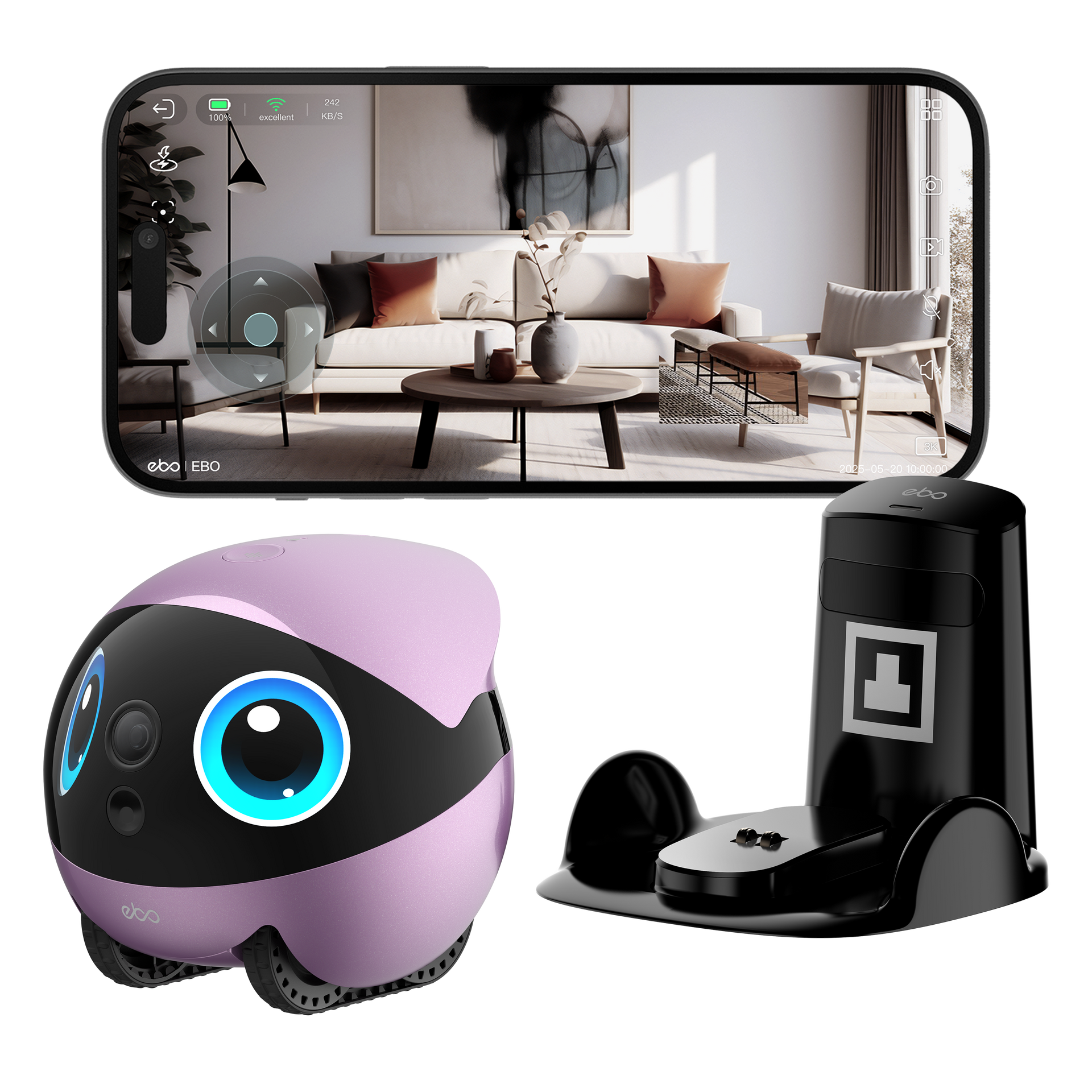 Enabot - EBO Air 2 Plus Companion Robot