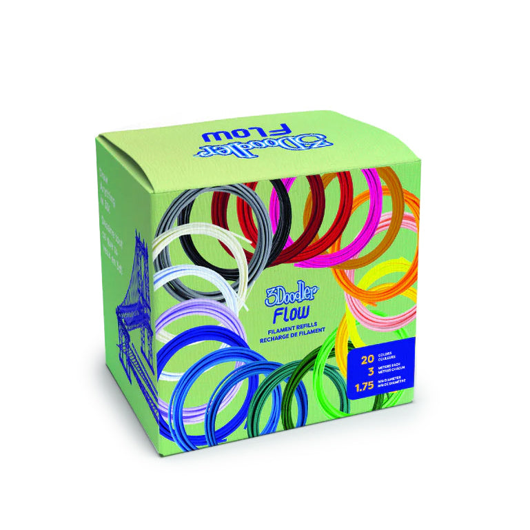 3Doodler Flow Plastic Filament Refill Box