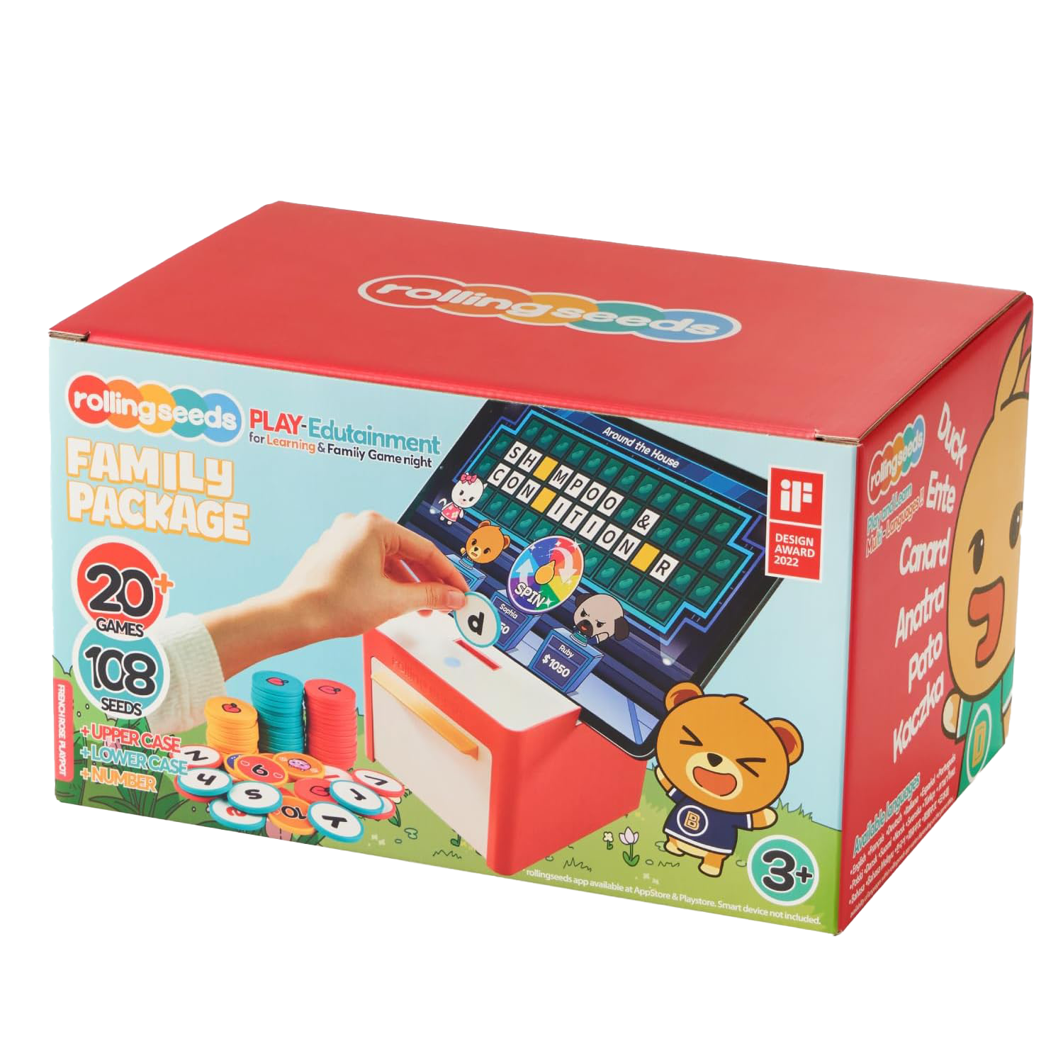 RollingSeeds – Alphabet & Numbers Games