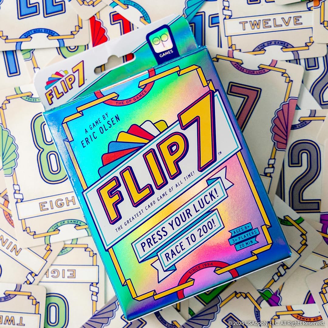 Flip 7 - The Ultimate Blend of Press Your Luck and Strategy, Addictive Card Game