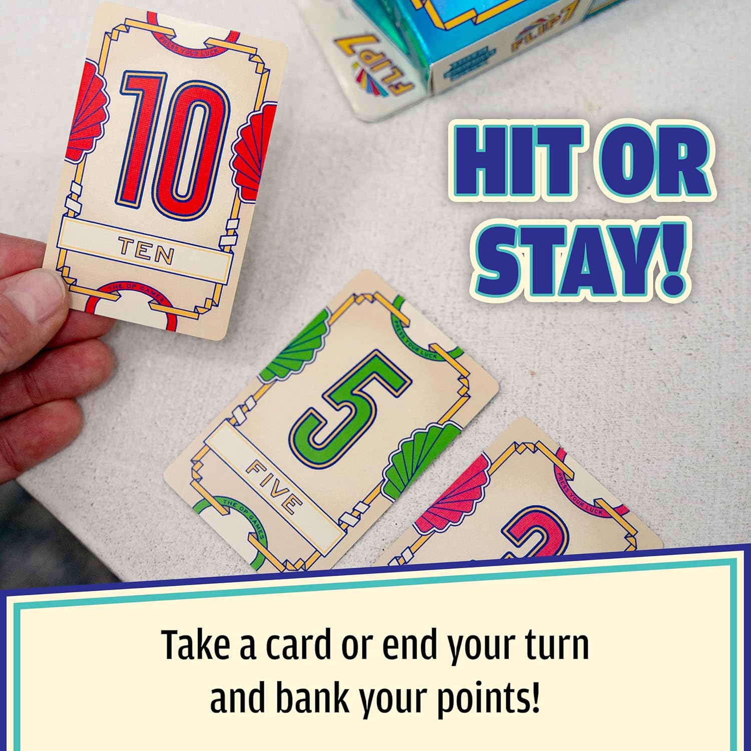 Flip 7 - The Ultimate Blend of Press Your Luck and Strategy, Addictive Card Game