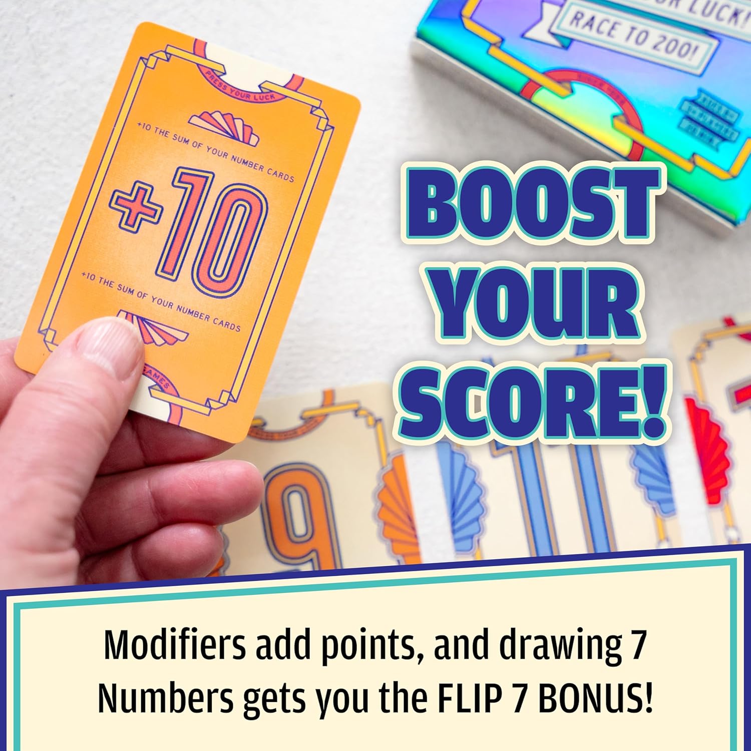 Flip 7 - The Ultimate Blend of Press Your Luck and Strategy, Addictive Card Game