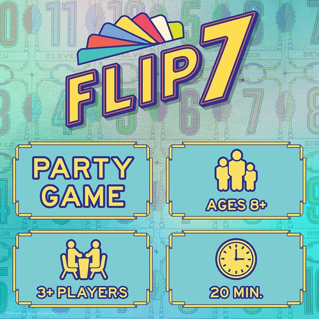 Flip 7 - The Ultimate Blend of Press Your Luck and Strategy, Addictive Card Game