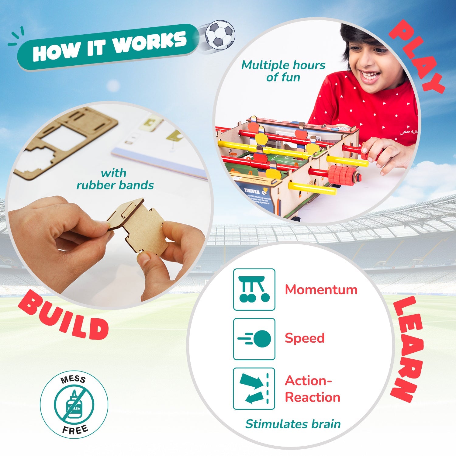 Smartivity Foosball DIY STEAM Construction Game