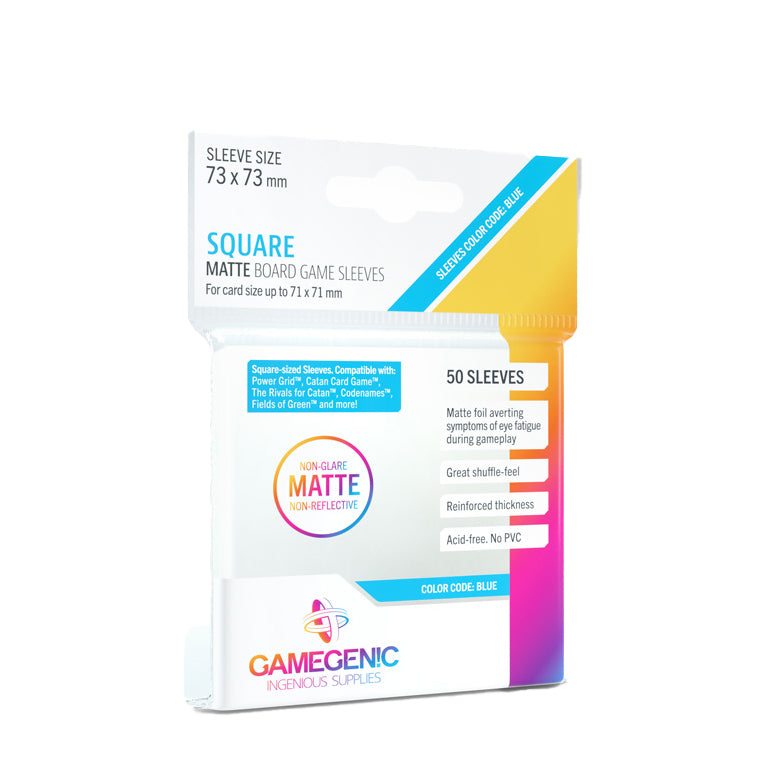 Gamegenic Board Game Sleeves – Square [ 73 x 73 mm ]