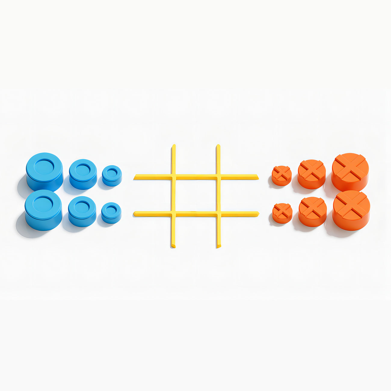 GiiKER 3-in-1  Tic Tac Toe Bolt Handheld Puzzle Game Console