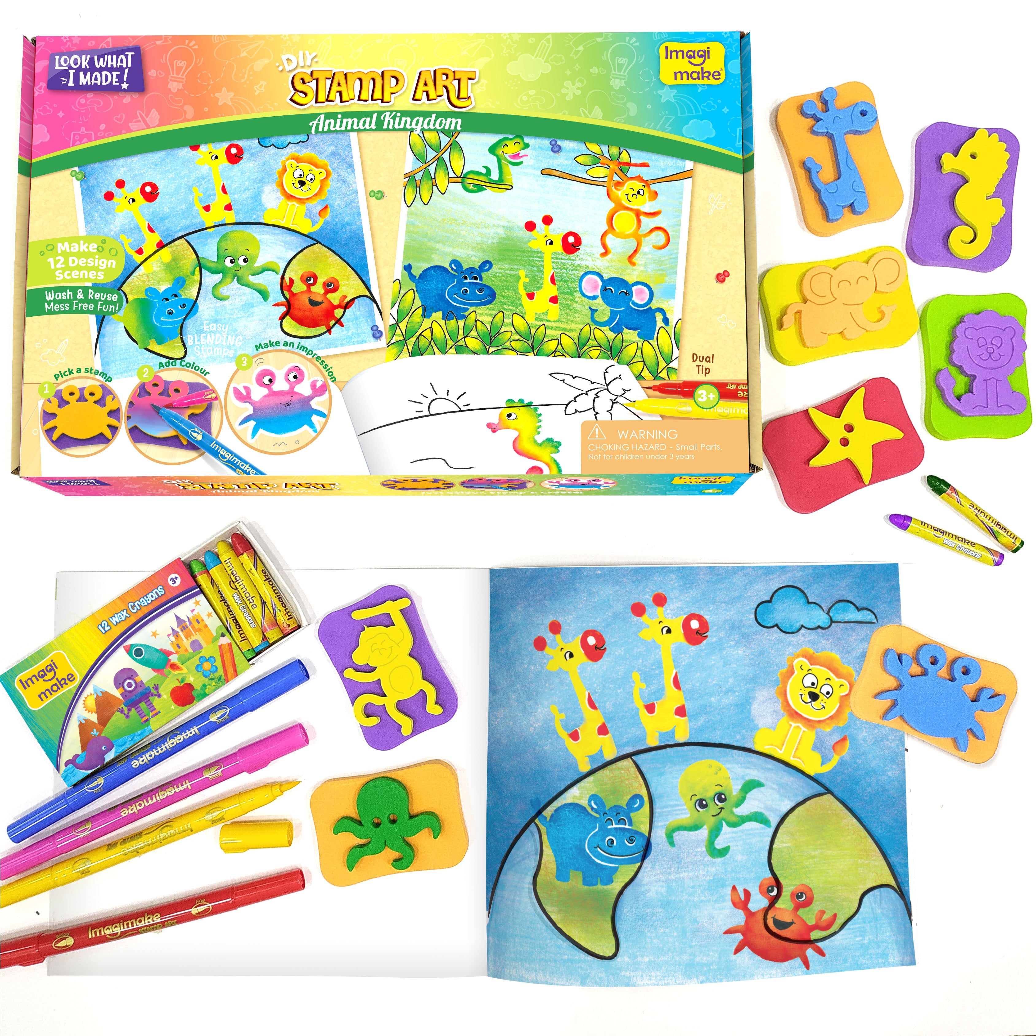 Imagimake Stamp Art - Animal Kingdom