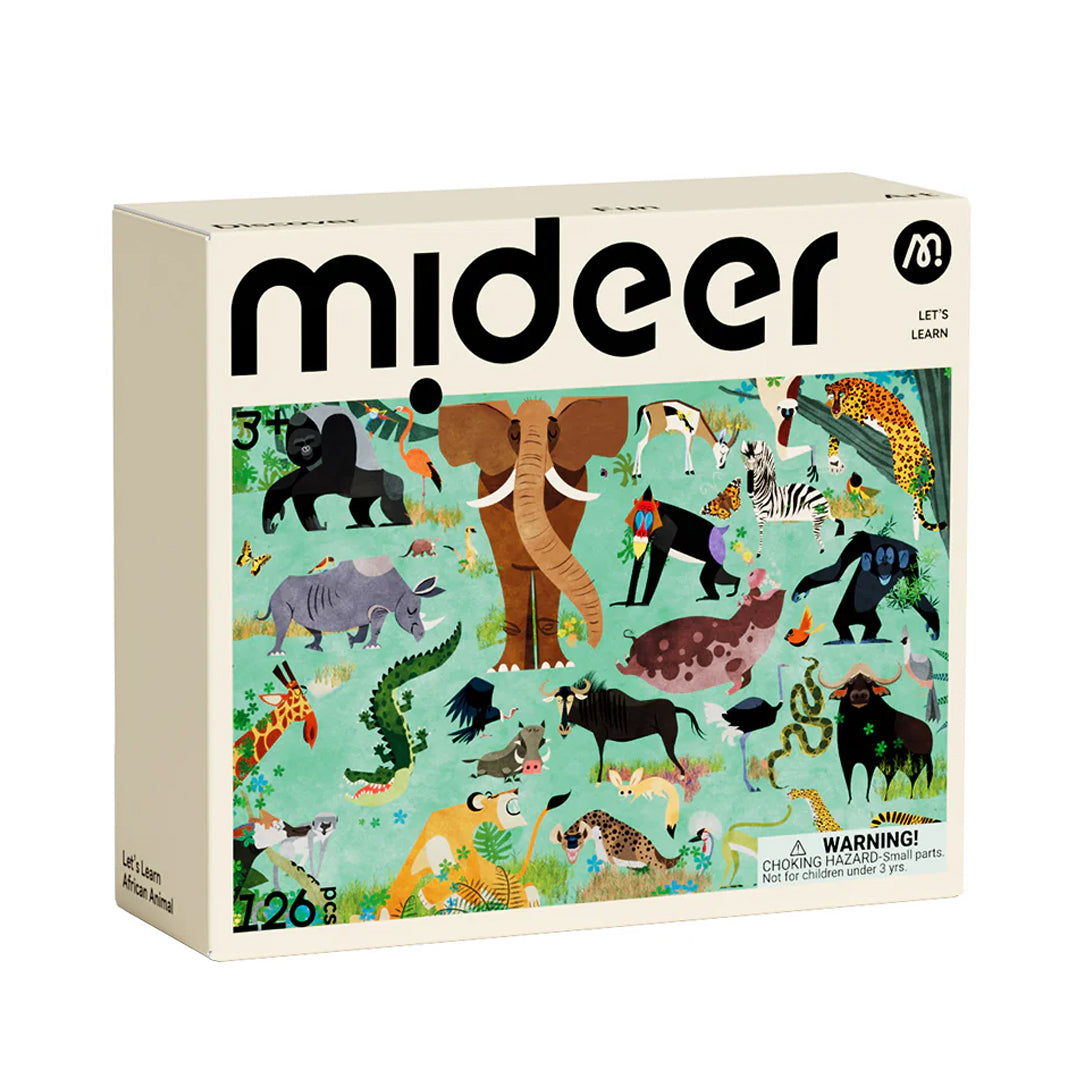 Let's Learn Puzzle: African Animals 126P