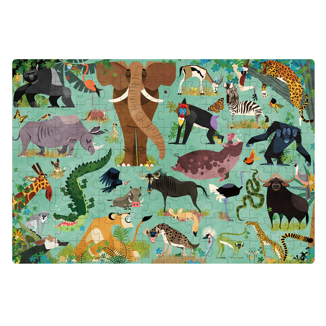Let's Learn Puzzle: African Animals 126P