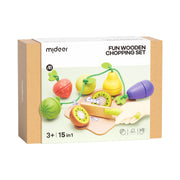 Fun Wooden Chopping Set: Delicious Fruits and Vegetables