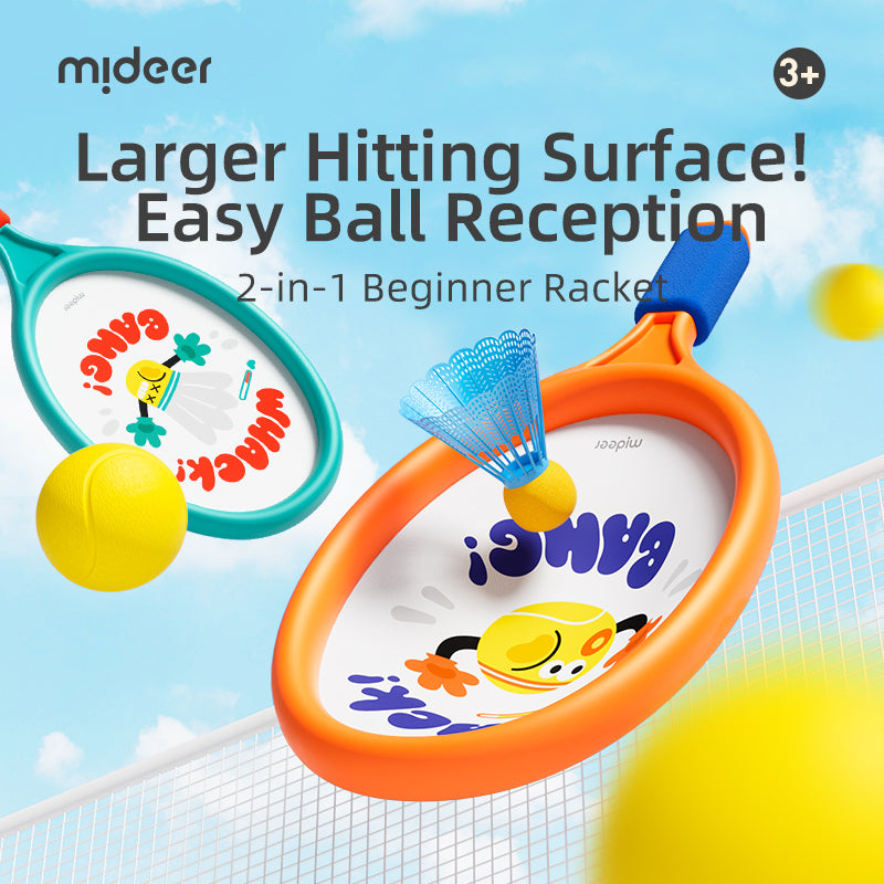 2-in-1 Kids Entry-Level Racket