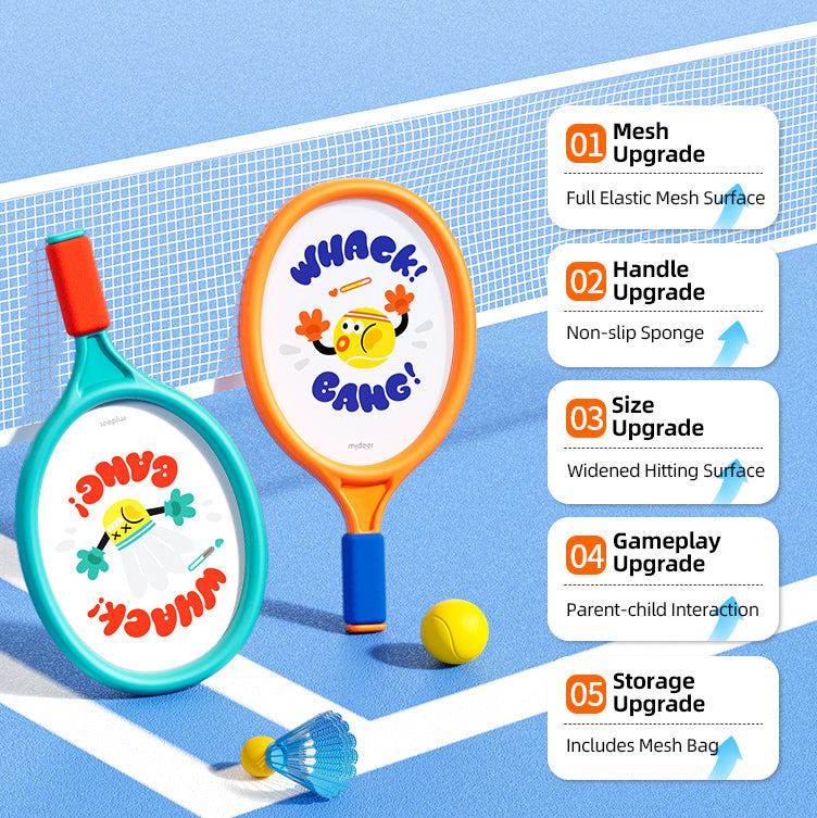 2-in-1 Kids Entry-Level Racket