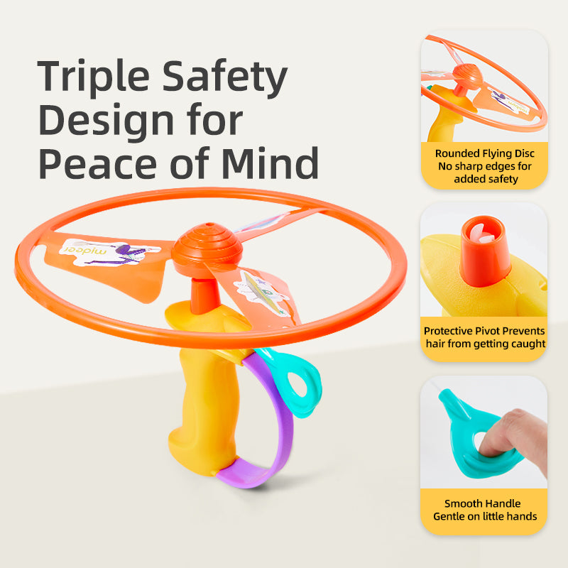 Flying Disc Launcher Toy - Flying Propeller