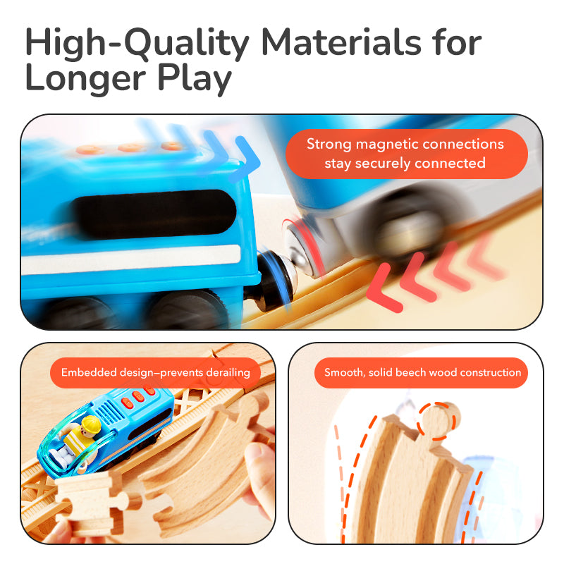 Train Track Building Blocks