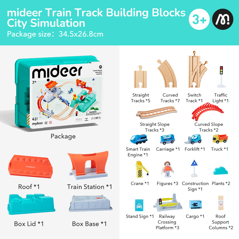 Train Track Building Blocks