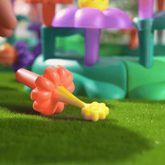 Rotating Garden Puzzle Blocks