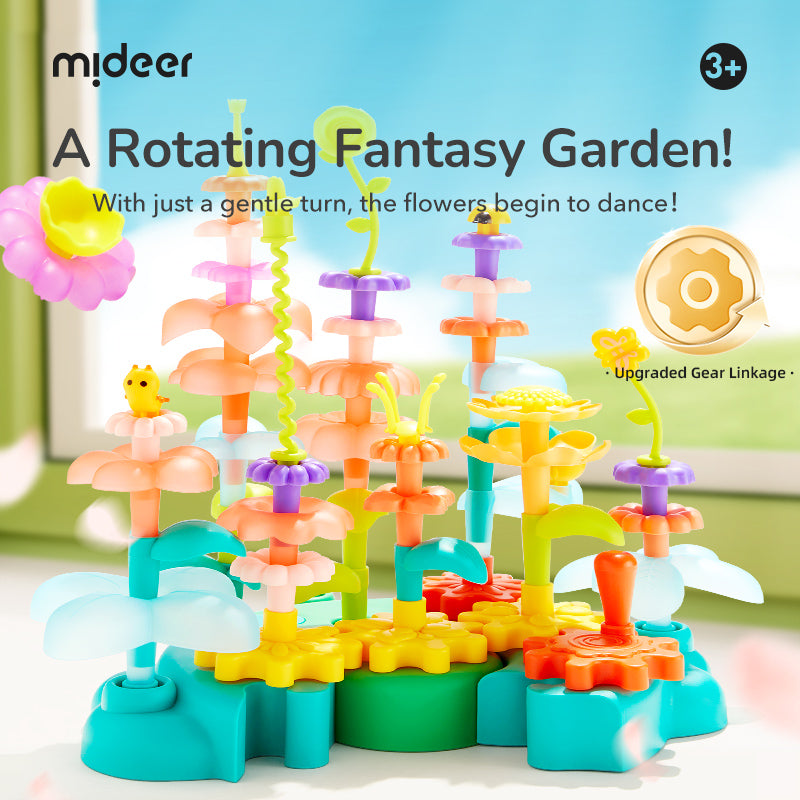 Rotating Garden Puzzle Blocks