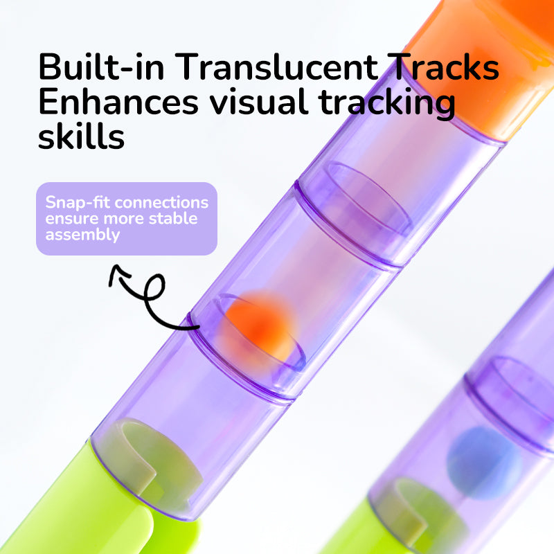 Track Marble Building Block Set - Galaxy Race 84 Pcs