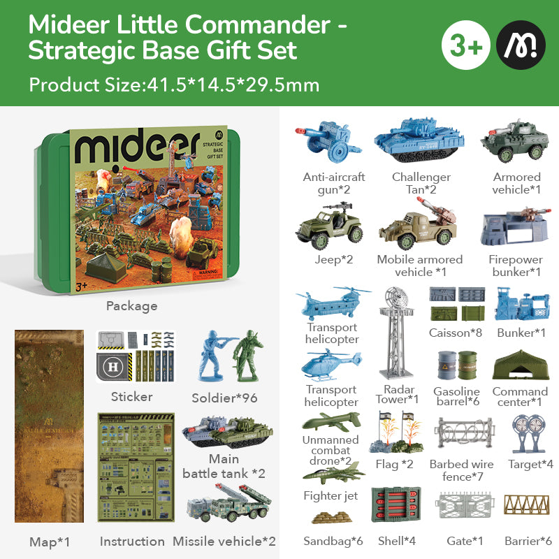 Little Commander - Strategy Military Base Set