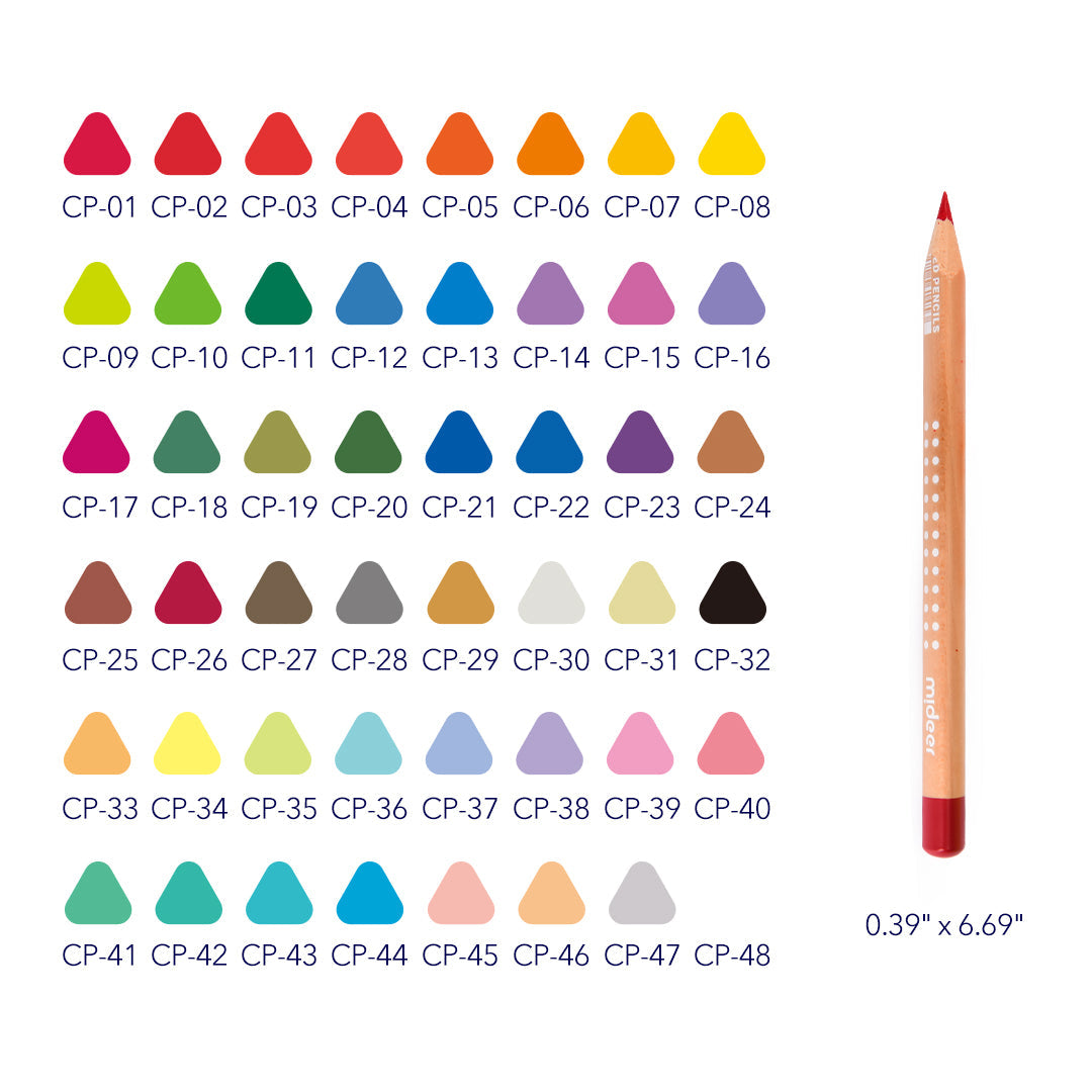 Vibrant Oil-based Coloured Pencil