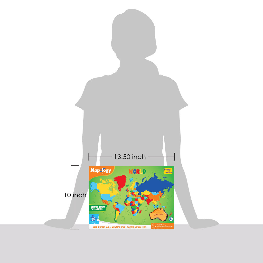 Imagimake Mapology: World Jigsaw Puzzle
