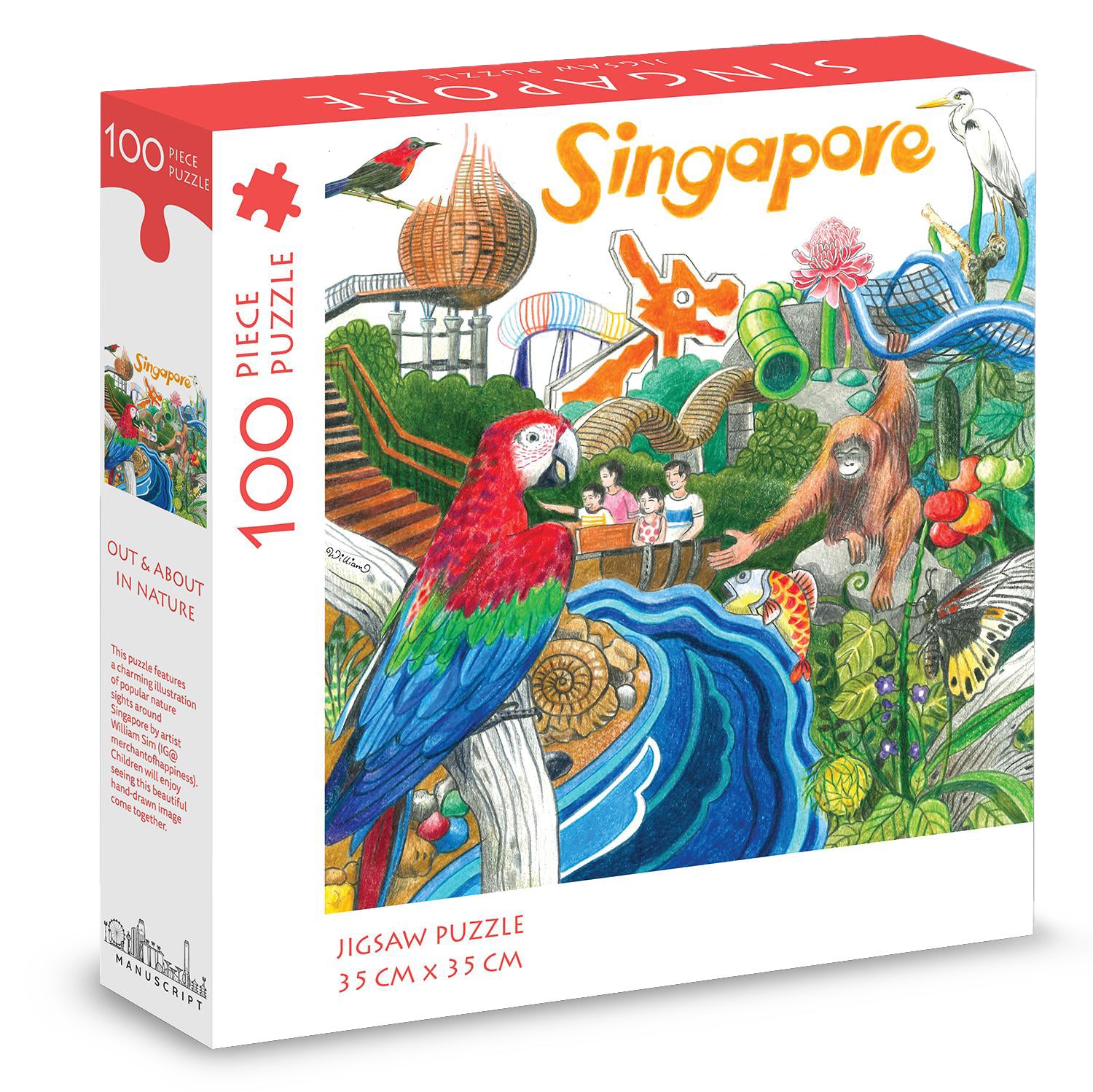 Out & About Nature a 100 Pieces Jigsaw Puzzle