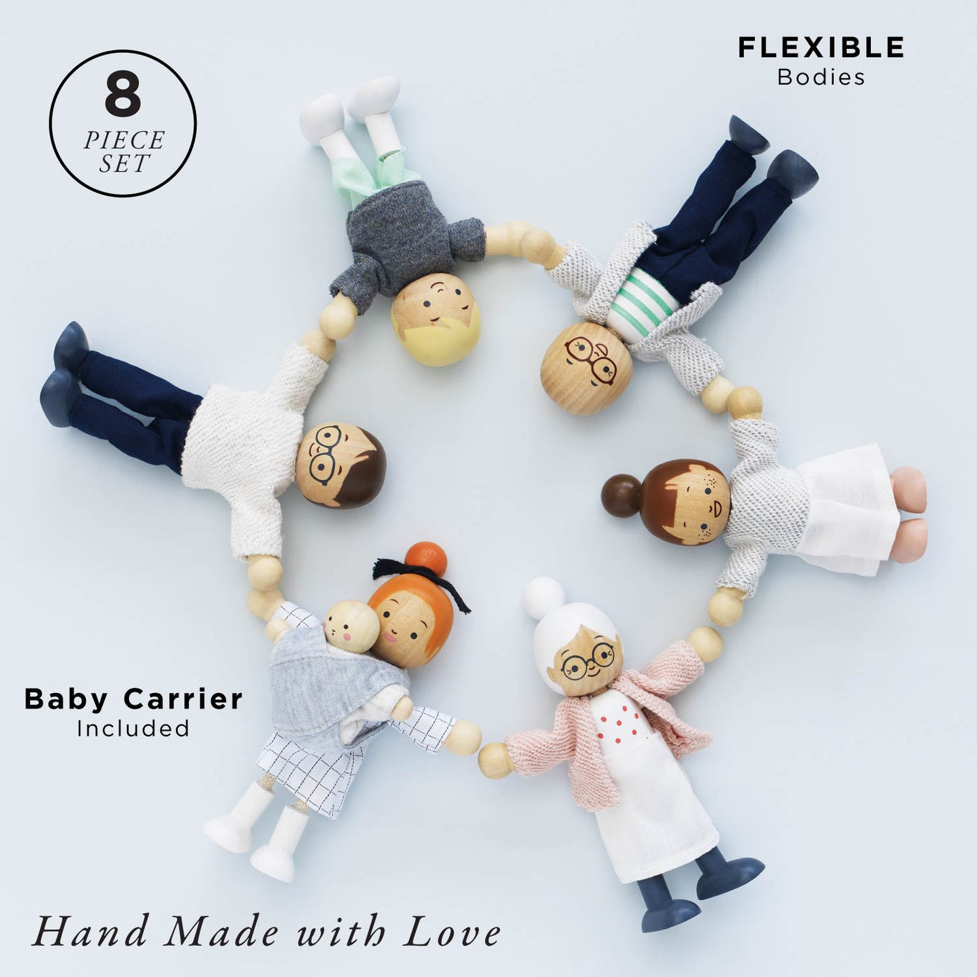 Le Toy Van Wooden Dolls House Family