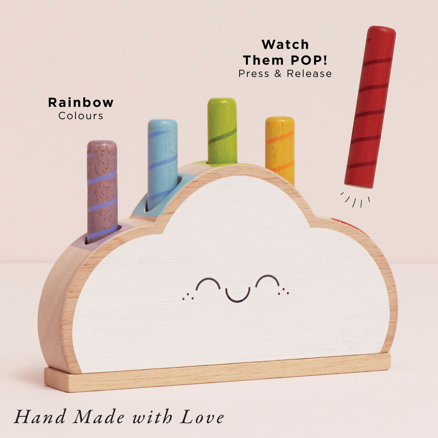 Le Toy Van Rainbow Cloud Pop-up Toy