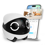 ROLA Mini Companion Robot - Monitor-Movable 2K Pet Monitor-2 Way Communication with One Tap