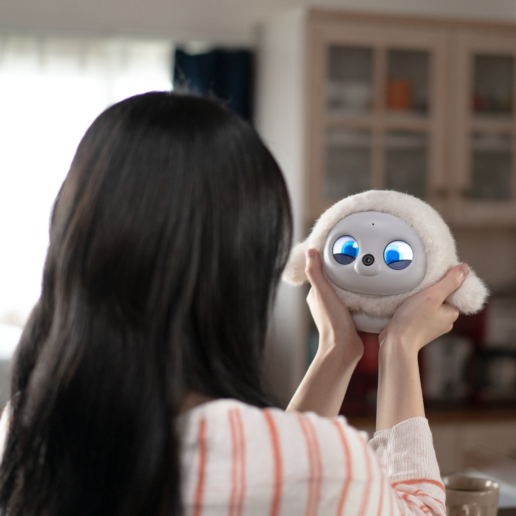 ropet™ KAMOMO - Interactive AI Plush Robot Pet & Emotional Comfort Companion