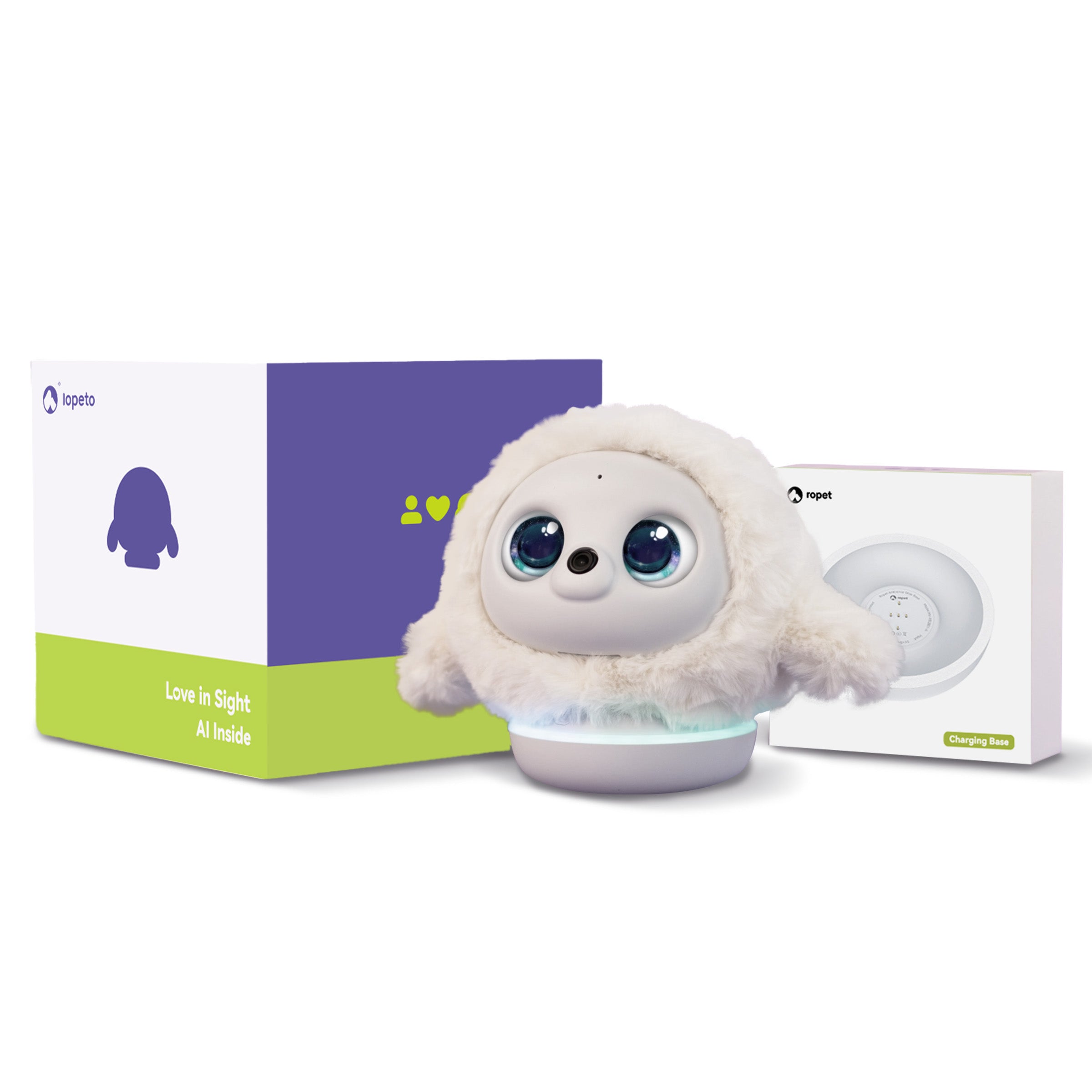 ropet™ KAMOMO - Interactive AI Plush Robot Pet & Emotional Comfort Companion