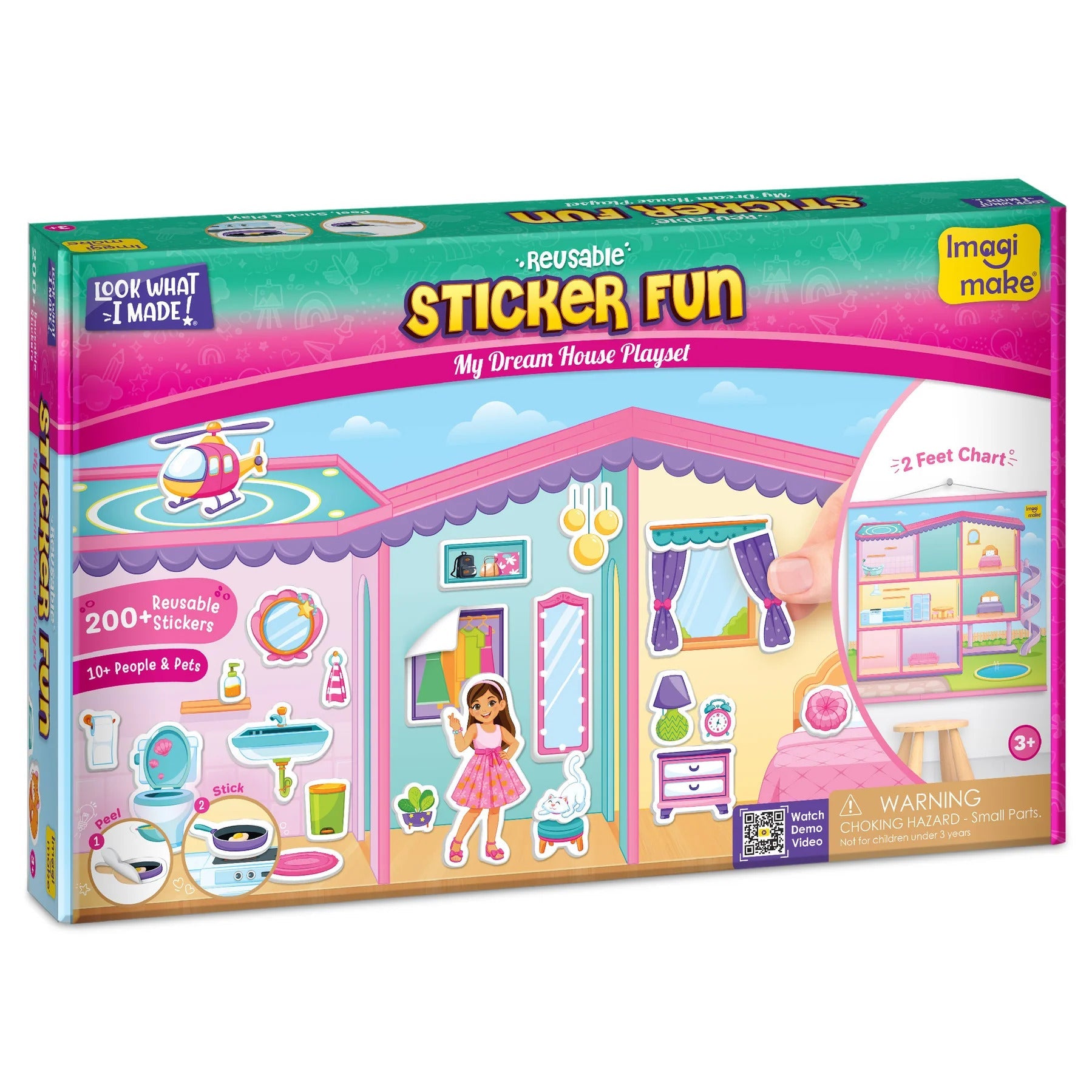 Imagimake Sticker Fun - My Dream House Playset