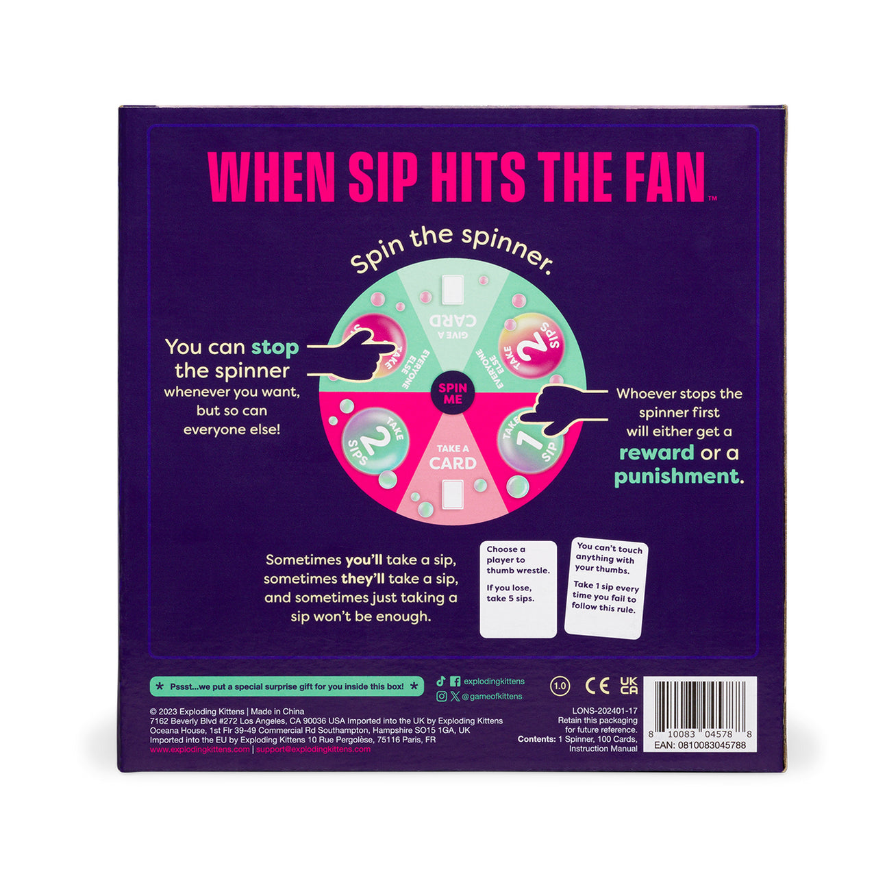 When Sip Hits the Fan The Hydration Party Game — TOYTAG