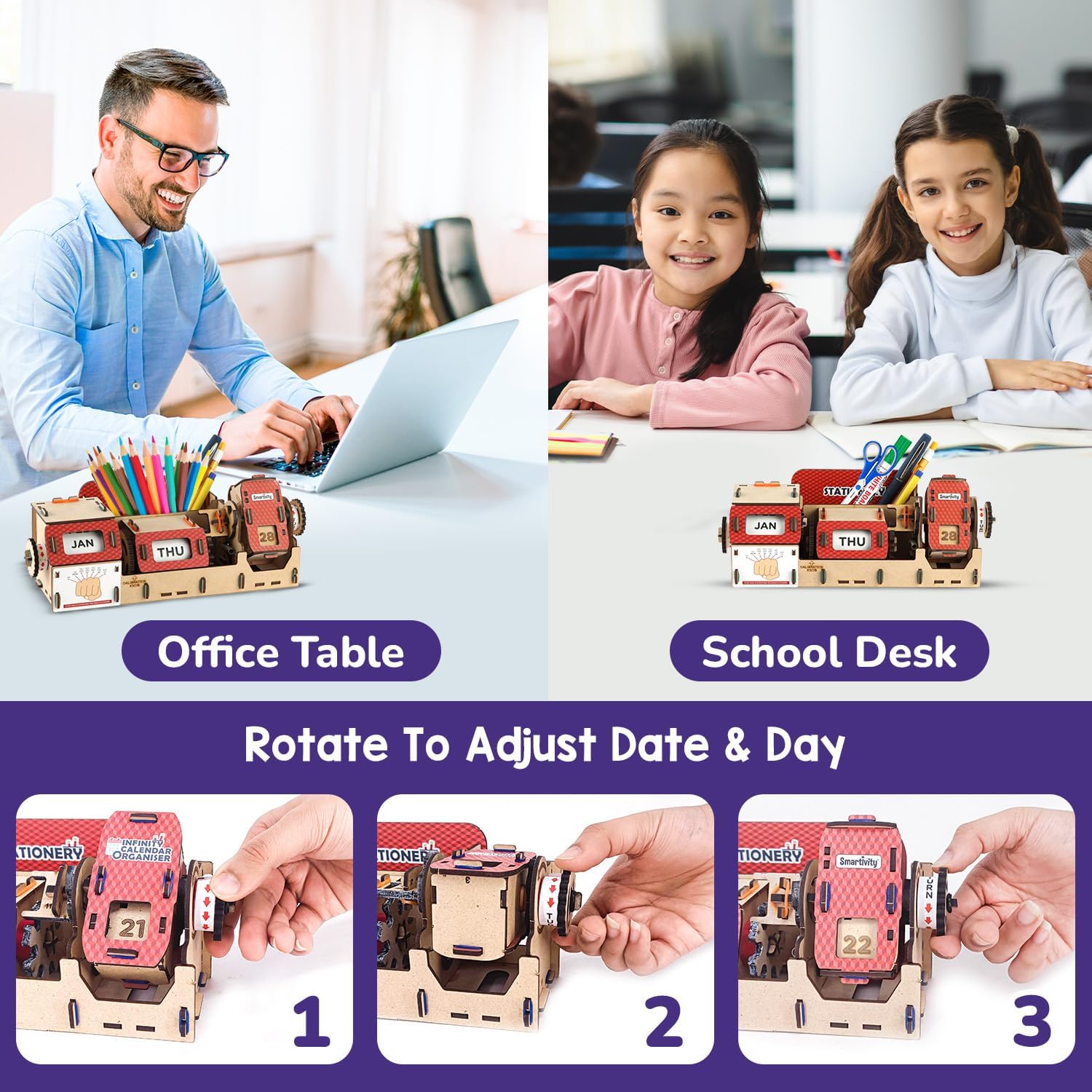 Smartivity Infinity Calendar Organiser DIY STEM Construction Toy