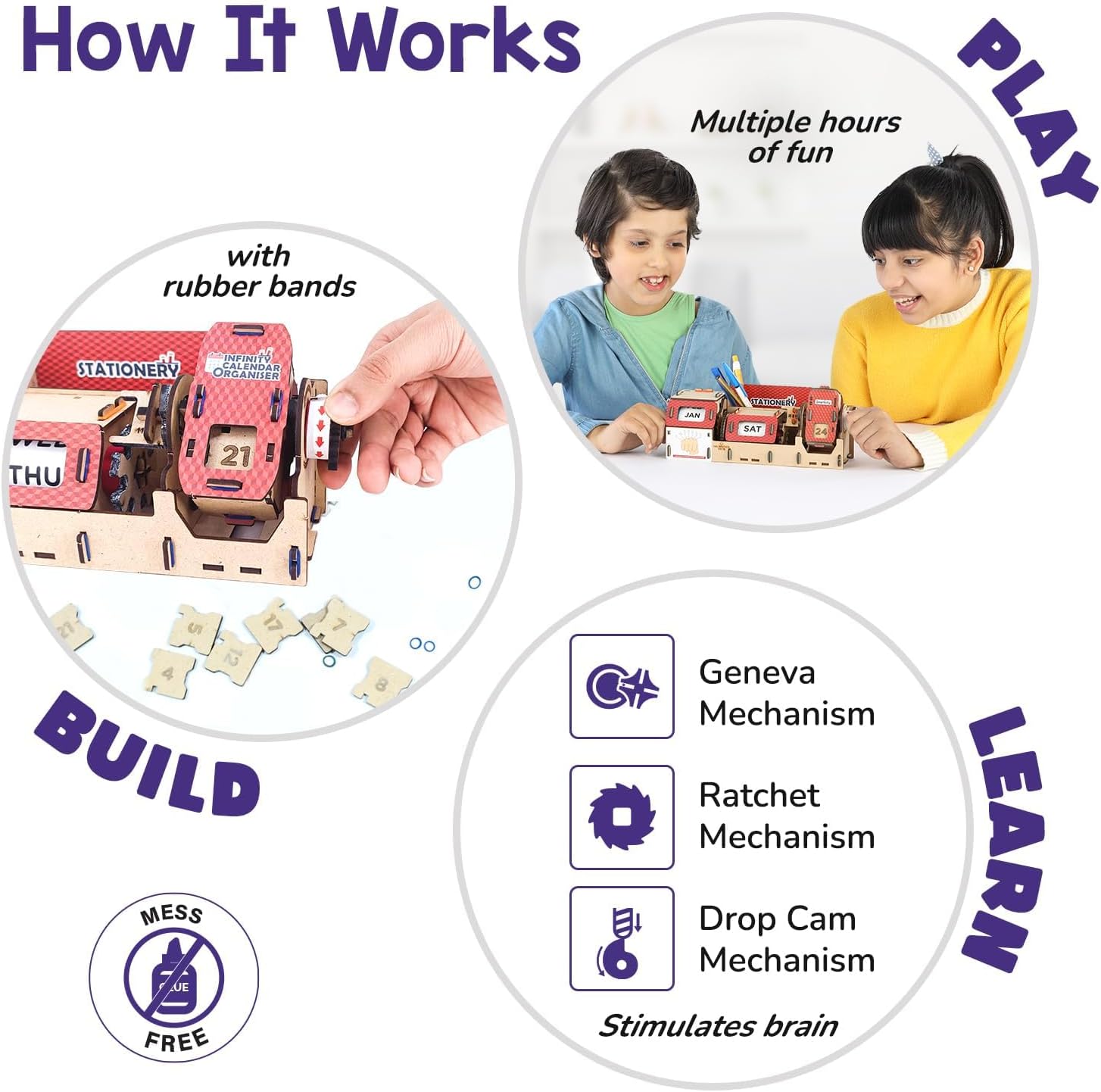 Smartivity Infinity Calendar Organiser DIY STEM Construction Toy