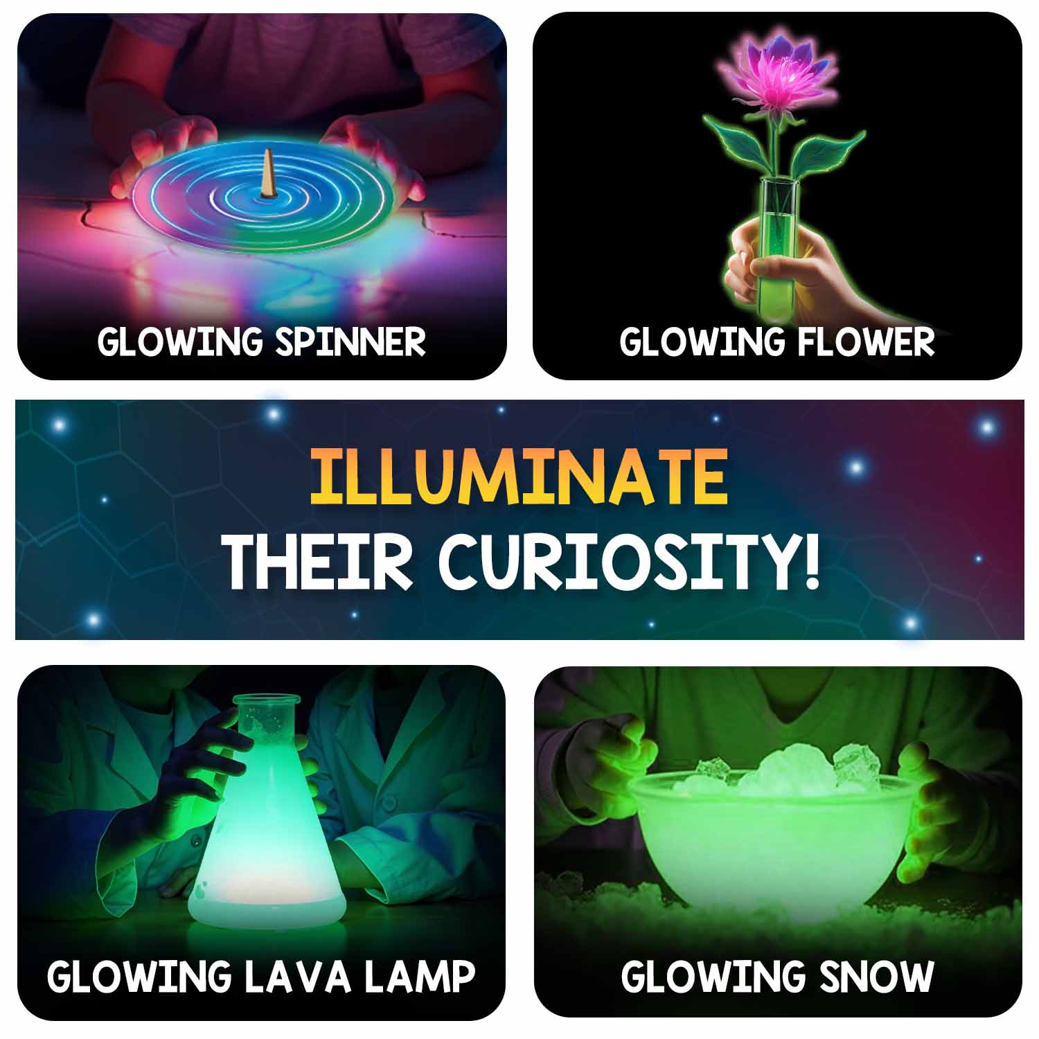Smartivity Glow in the Dark Science Kit DIY Science Experiments